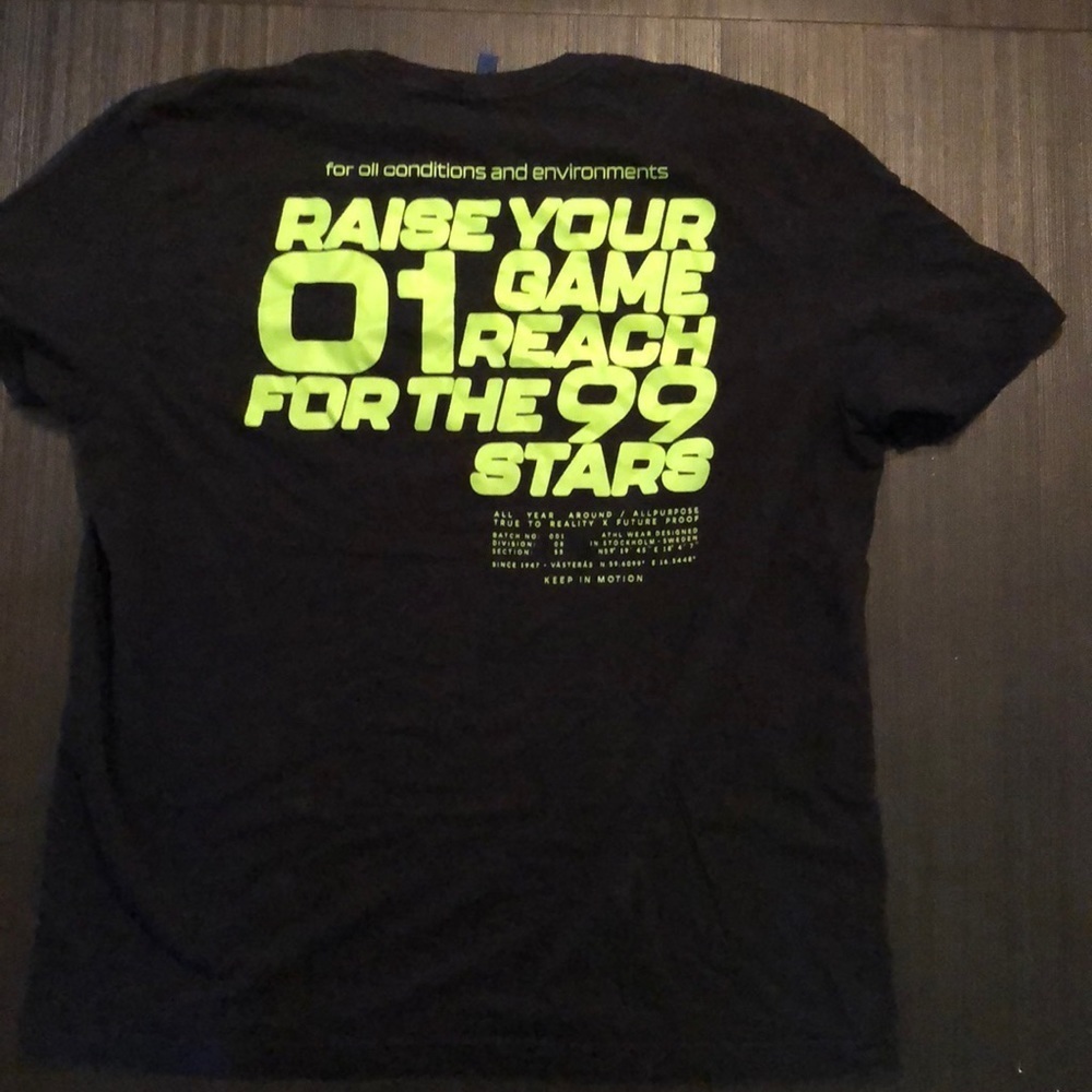 H&M Mens Black T-Shirt Size XL